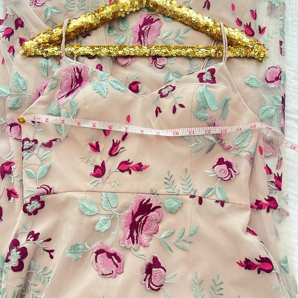Jenny Yoo Drew Gown Enchanted Floral Vintage Iris - Picture 9 of 9